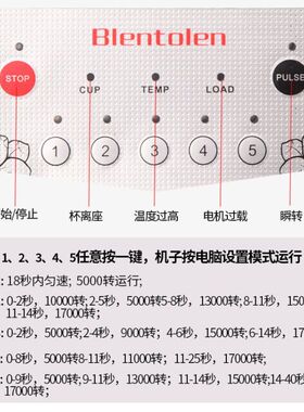 Blentolen带罩沙冰机奶茶店商用大马力静音刨冰机碎冰果汁料理机