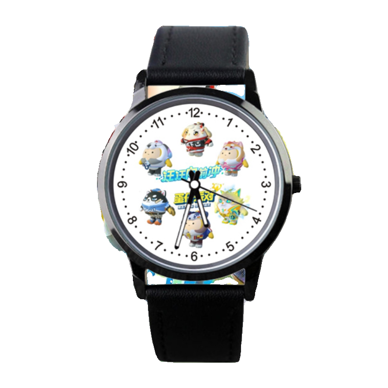 新款周边蛋仔派对音乐星企划汪汪向前冲儿童初中学生简约石英手表