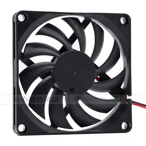 全新SNOWFAN 8cm 24v 0.12A YY8010M24B 超薄款 静音机箱显卡风扇 - 图2
