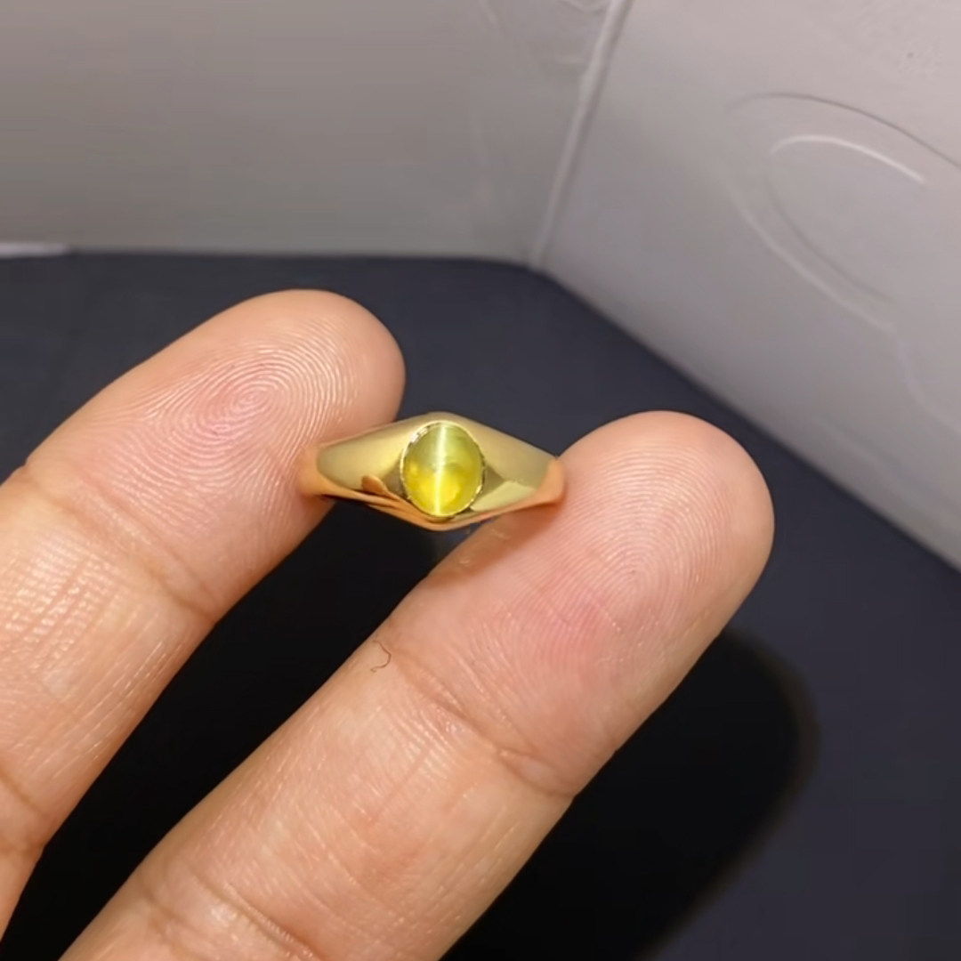 M7天然金绿猫眼彩宝裸石斯里兰卡18K金定制戒指吊坠耳钉现货特价,淘宝优惠券,粉丝福利购,淘宝优惠卷