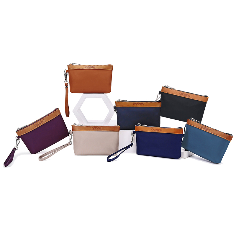 帆布包女小妈妈包手机包帆布手包手拿包手腕包牛津布包尼龙零钱包 - 图2