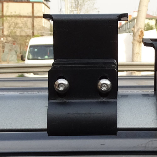 车顶行李架固定卡扣改装连接件通用行李架固定配件固定夹子车顶架 - 图0