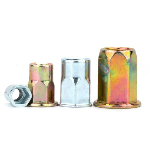 Плоская шестиугольная выкрикенная ореховая ореховая ореховая ореховая ореховая ореха заклепка M4M5M6M8M10M12 Маленькая имперская шестиугольная заклинание головы заклепки