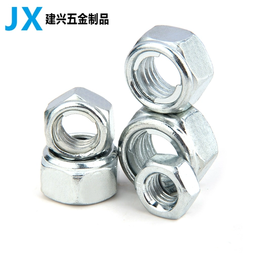 Гальванизированная универсальная шестиугольная гайка с блокировкой/железо с саморазлитной гайкой против локализации M4M5M6M8M10M12M16