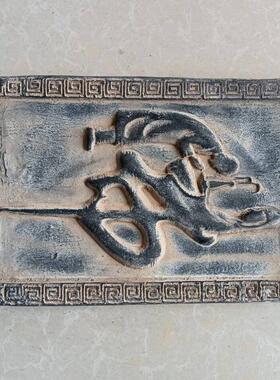 砖雕陶土装饰品古典桌面摆件文玩