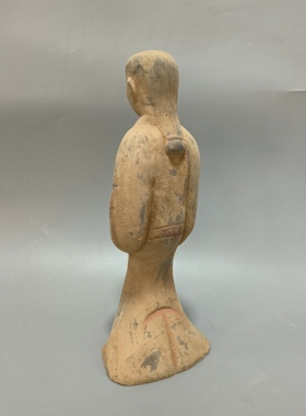仿古汉代陶俑艺术品摆件手工做旧