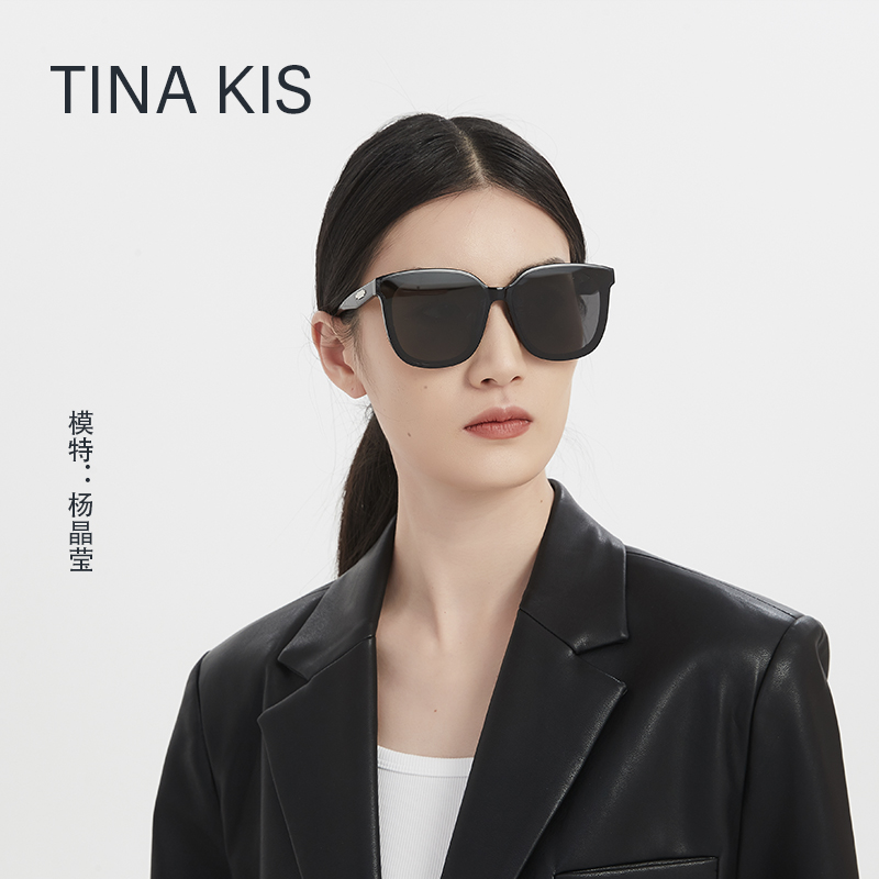 Tina Kis近视墨镜女2024新款高级感防晒墨镜防紫外线大框太阳镜