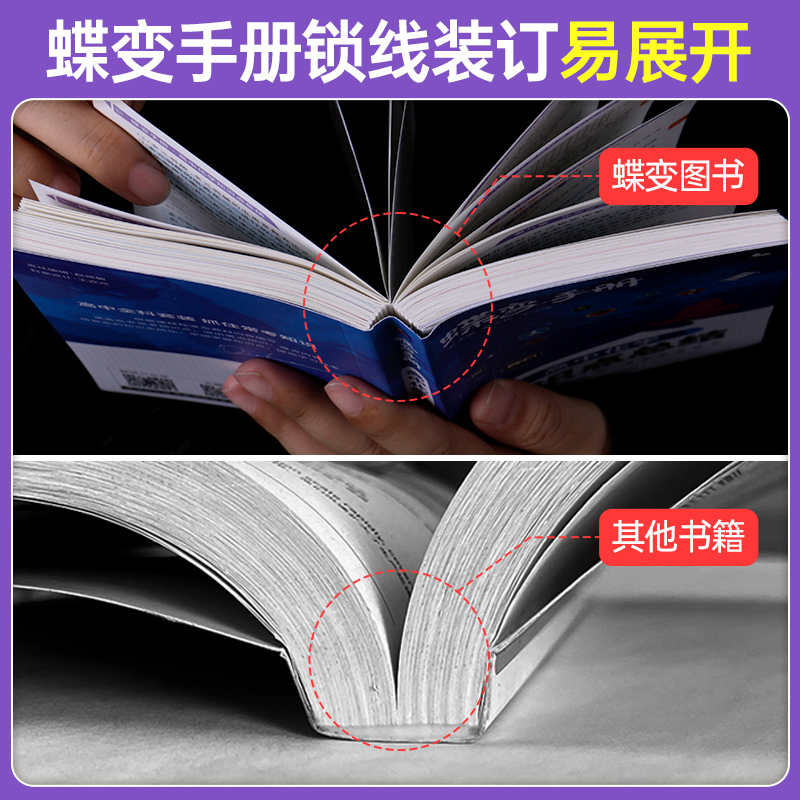 2024新版蝶变高中手册语文数学英语物理化学生物政治历史地理全套知识点总结高考口袋书小本子随身记背神器图解速记公式词汇表大全 - 图2