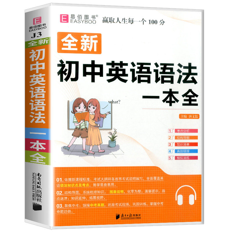 2023初中英语语法大全人教版零基础知识点清单手册初一二三中考复习资料专项训练题七八九年级单词词汇教材全解学霸笔记精讲精练-图3