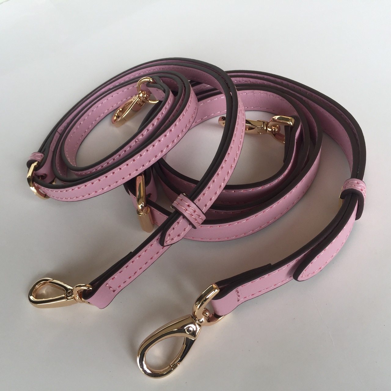 适用MK蔻驰包包斜挎包带子平细纹粉红色肩带配件真皮背包带1.8宽,淘宝优惠券,粉丝福利购,淘宝优惠卷