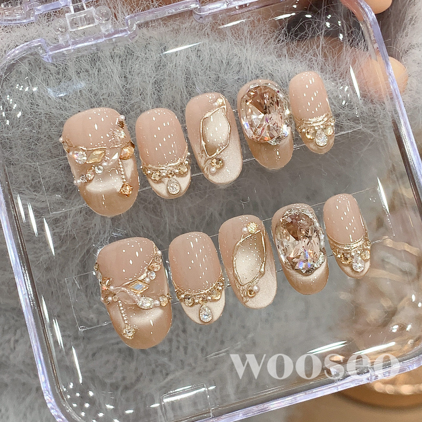 法式美甲穿戴甲高级感显白精致手工指甲贴片2026年新款穿戴式甲片,淘宝优惠券,粉丝福利购,淘宝优惠卷