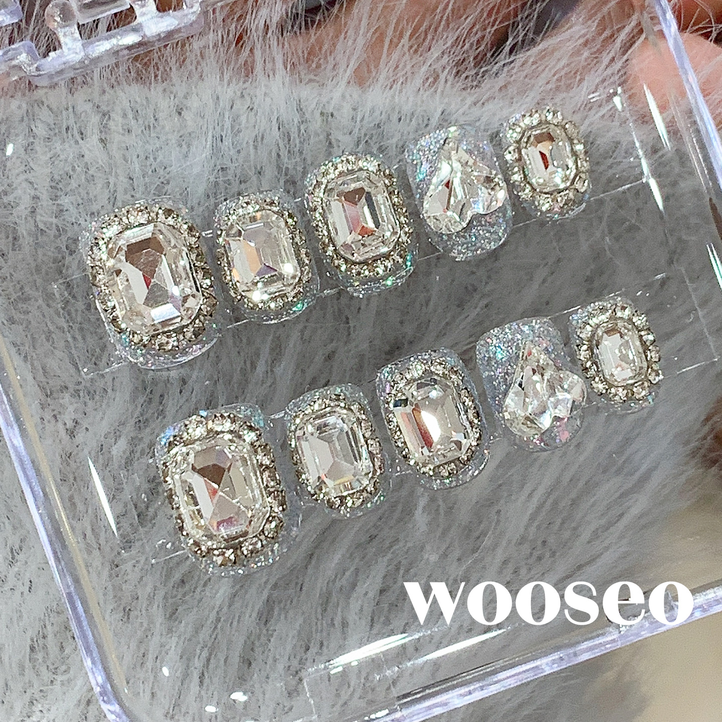 短款穿戴甲高级感显白手工甲片穿戴式2025新款爆款精致穿戴款美甲 - 图0