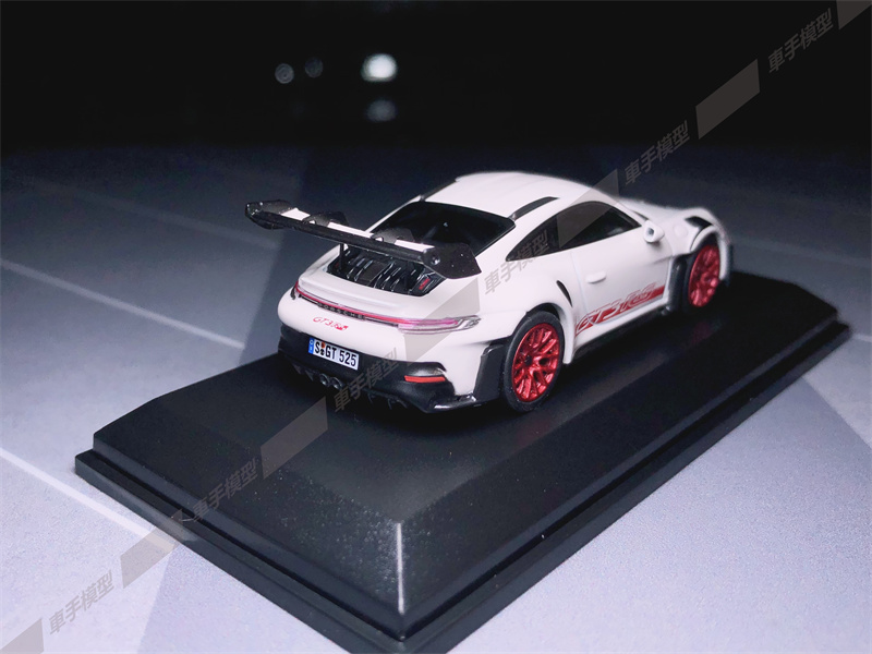 TW迷你切Tarmac 1:64保时捷911 992 GT3 RS合金超跑汽车模型-图1