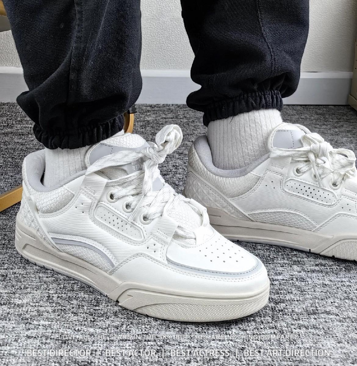 【王一博同款】安踏骜杰丨板鞋男女鞋2025春季新款潮流休闲运动鞋,淘宝优惠券,粉丝福利购,淘宝优惠卷