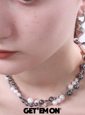 小众设计感叠戴情侣项链