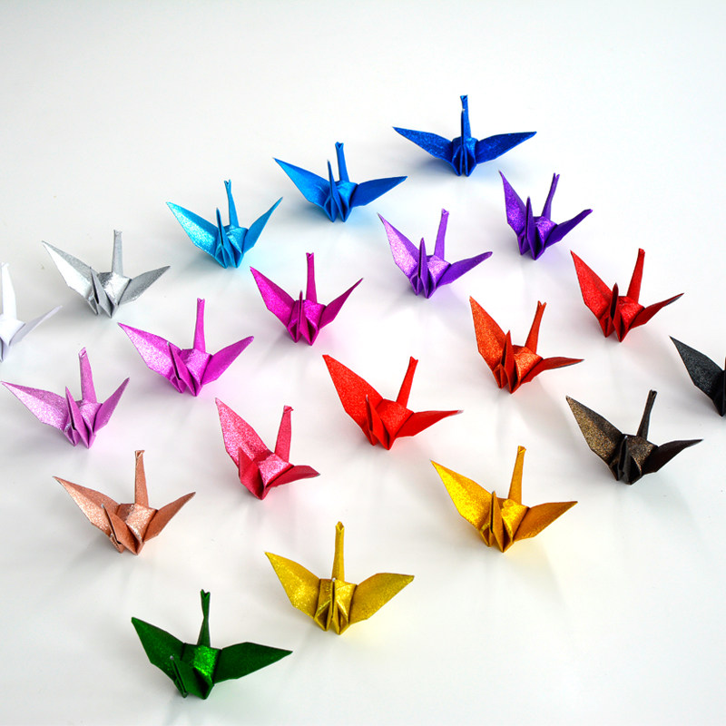 儿童手工折纸正方形闪粉纸千纸鹤折纸金粉闪钻彩纸川崎玫瑰材料,淘宝优惠券,粉丝福利购,淘宝优惠卷