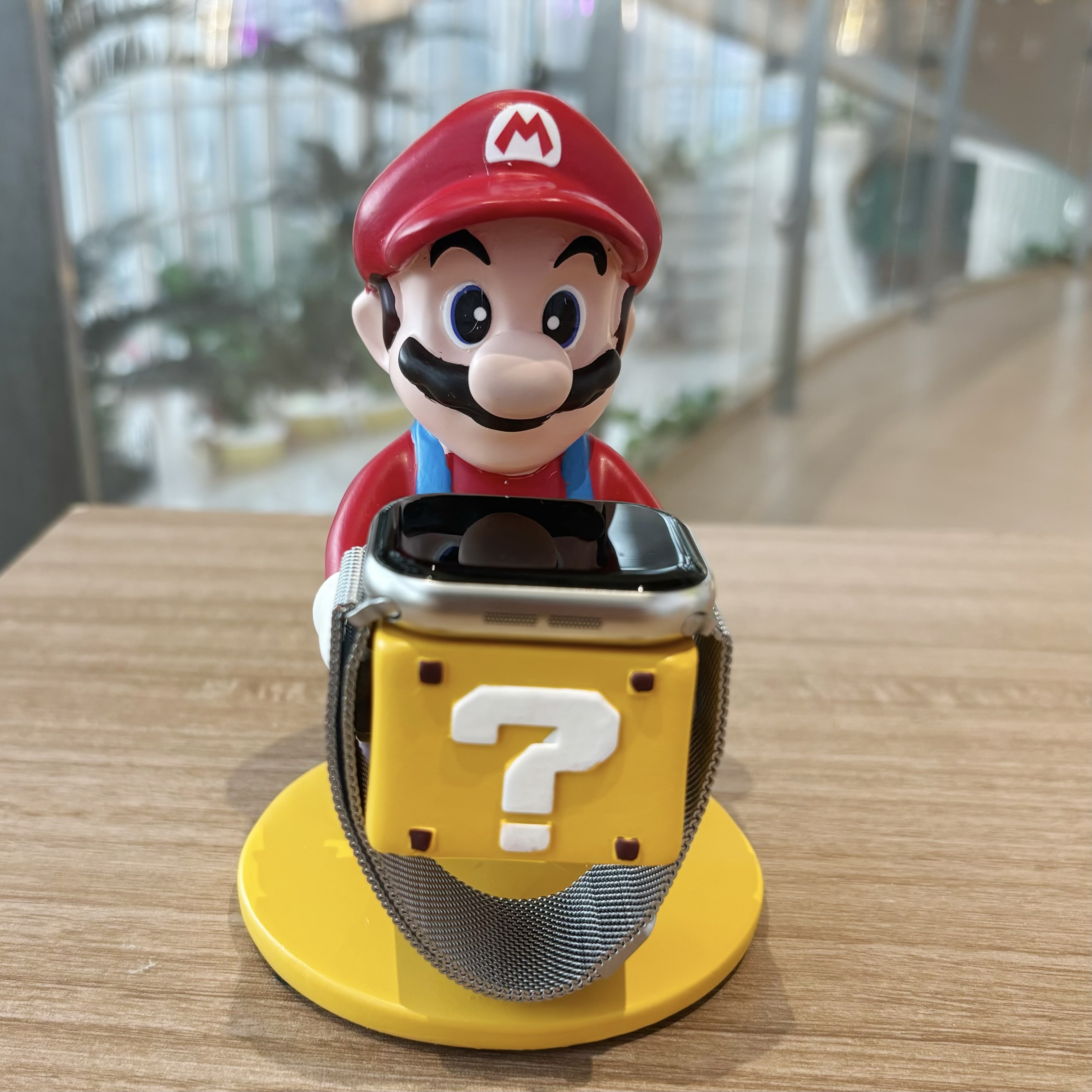 章鱼哥马里奥apple手表充电支架智能磁吸华为摆件创意充电器底座 - 图0