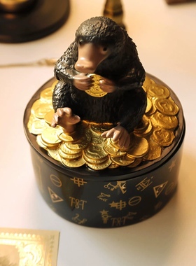 哈利波特邓布利多之谜神奇动物嗅嗅树脂收纳盒烟灰缸摆件送礼物