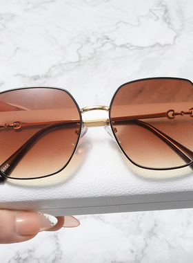 太阳镜防晒防紫外线高级感眼镜夏