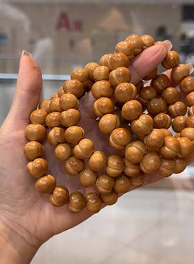 全品猴头屁桃文玩手链手持盘完佛珠念珠单圈男女士手串配饰品