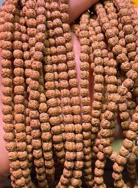 原皮原色佛手小金刚菩提子三日红原籽直切108颗佛珠男女文玩手串