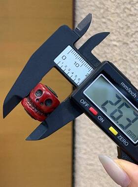 藏民手工料器阿呆镶嵌桶珠配件手工DIY文玩小提溜挂件手链配饰