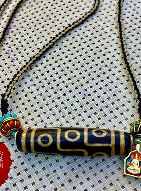 新款锁骨链天珠朱砂福字圆珠手工棉绳佛眼DIY尼泊尔配饰配件