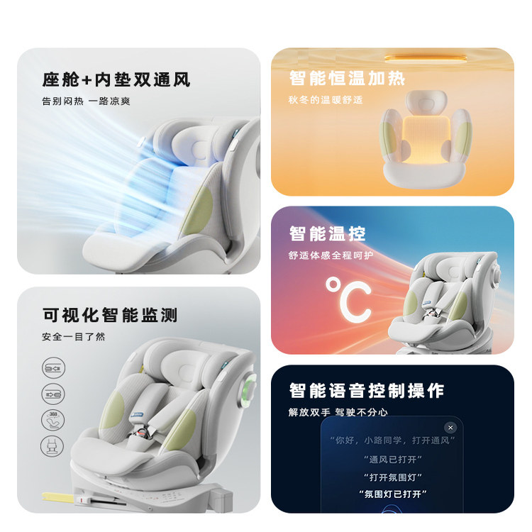 路途乐途跃Ultra儿童安全座椅0-7岁新生婴儿宝宝可躺车载智能通风,淘宝优惠券,粉丝福利购,淘宝优惠卷