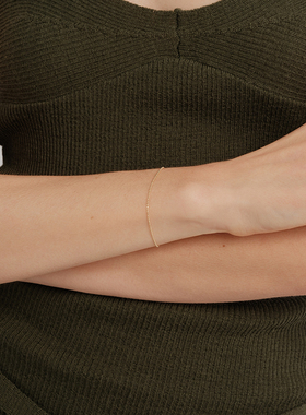 【CnHnOn脂肪商店】纯14k金 简约迷你珠珠豆子长期主义简约手链