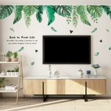 Наклейки на стенах спальни скандинавские личные зеленые маленькие свежие свежие наклейки с сеть красная комната для студенческой спальни реконструкция общежития