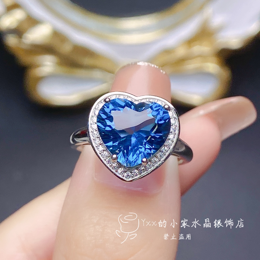 10mm love London blue engraved with the motto of love