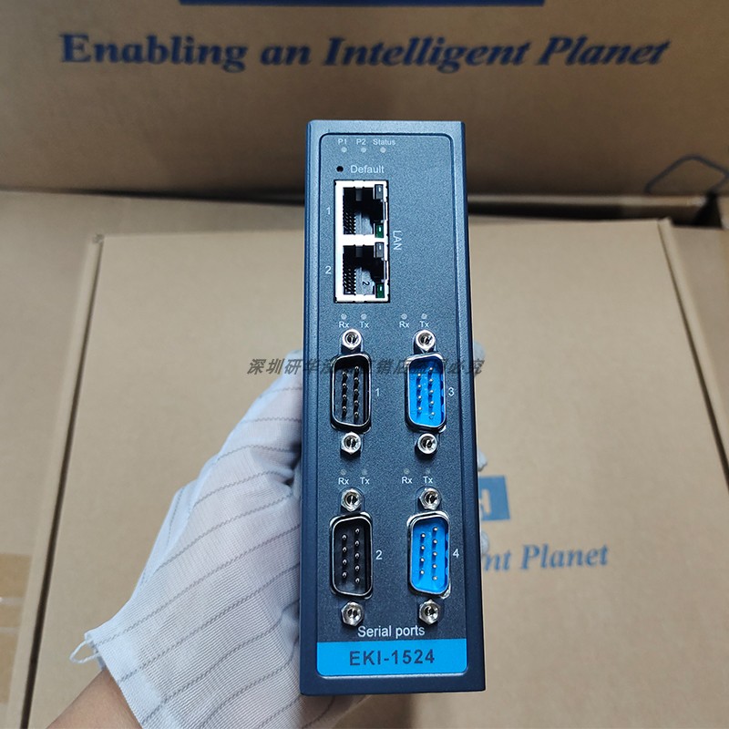 EKI-1526/I/N/TI/1528/I/T研华串口设备联网RS232/422/485服务器 - 图1
