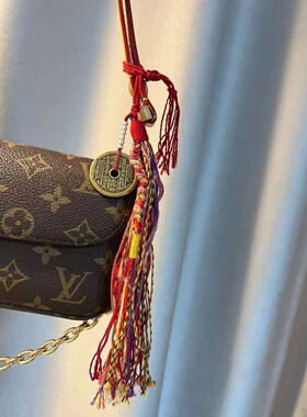 山鬼花钱包挂手机挂diy配件手工编织手绳项链文玩佛珠手串配饰品