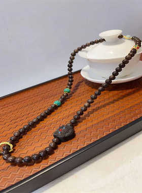 编织天然单链子加里曼丹沉香多圈