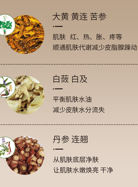 黄连泥祛痘面膜泥涂抹面膜草本护肤安全抗痘舒缓改善粉刺红肿保湿