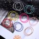 Earrings hoop ຂະຫນາດໃຫຍ່ 5.8cm ສໍາລັບແມ່ຍິງ, ຕຸ້ມຫູຄົນອັບເດດ: ສ່ວນບຸກຄົນແບບເກົາຫຼີ, ຢາງຮູ້ສຶກວ່າຕຸ້ມສີ, ຕຸ້ມຫູ, ຕຸ້ມຫູ.