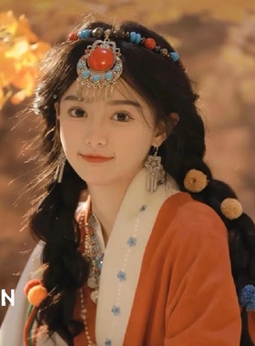 1波西米亚米珠长流苏锁骨链 手工编织串珠项链沙滩长裙配饰度假风