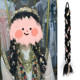 ແບບໂບຮານ braid wig ເປື້ອນແມ່ຍິງ ponytail braid braid ຍາວ braid ປອມຜົມຫວານເຢັນສາວໂລຫະປະສົມ tassel ໃບ braid ເປື້ອນ