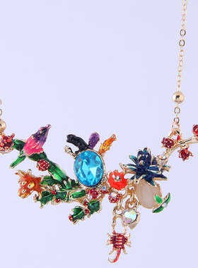 森系甜美风百搭项链奢华