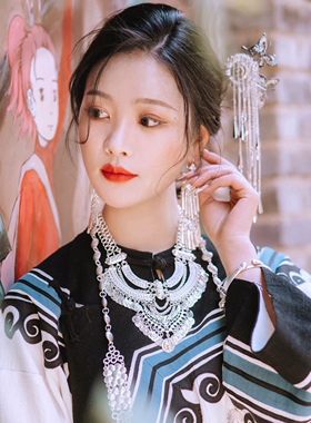 欧美简洁夸张大牌气质锁骨链项链