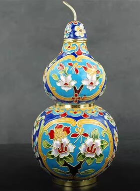 景泰蓝掐丝珐琅葫芦工艺品摆件