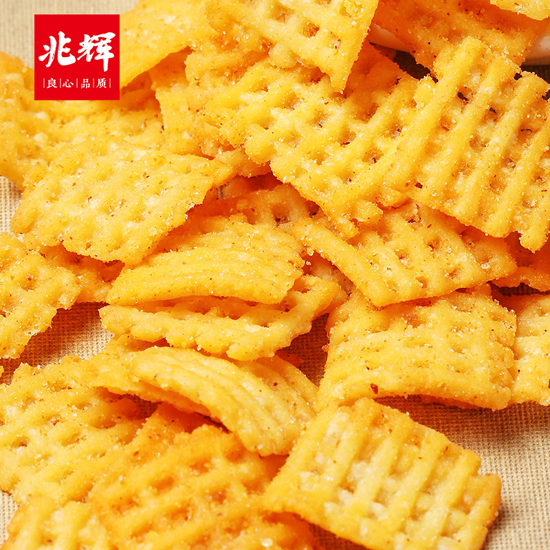 山西兆辉蒸米锅巴72g袋装大米锅巴五味混合解馋香脆办公休闲零食,淘宝优惠券,粉丝福利购,淘宝优惠卷