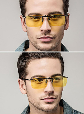 超轻近视夹片偏光骑行开车太阳镜