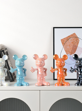 陶瓷摆件轻奢客厅酒柜装饰品