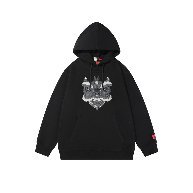 森马连帽2022春季新款男士刺绣卫衣 森马裕伟卫衣