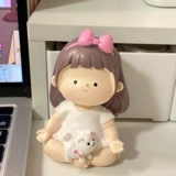 Творческая милая йога девочка -машина на рабочем столе украшения подарка на день рождения подарок для подруги на китайском День святого Валентина Смешная девушка