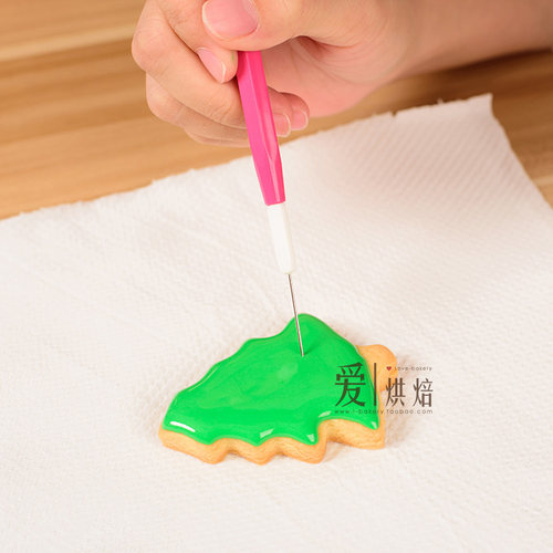 烘焙工具 DIY糖霜饼干翻糖新手工具 刷绣绘画裱花嘴 彩绘蛋糕套装 - 图0