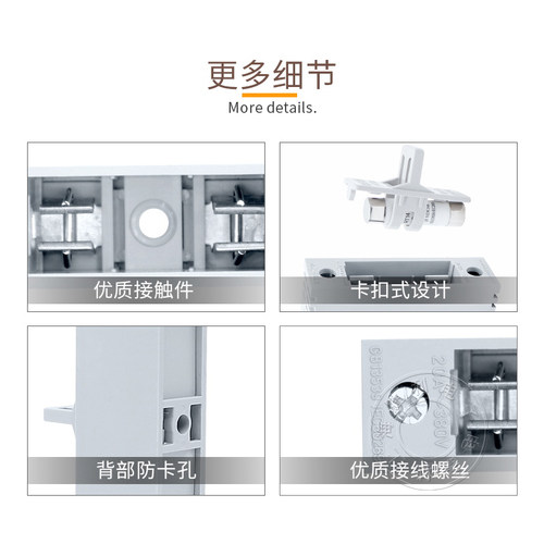 RT14-20塑料熔断器底座 10*38保险丝座 RT18 16 19保险丝底座 - 图1