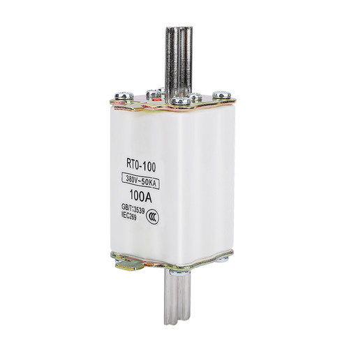 RT0陶瓷保险丝380V熔芯60A底座80A 100A方管刀形触头熔断器RTO - 图3