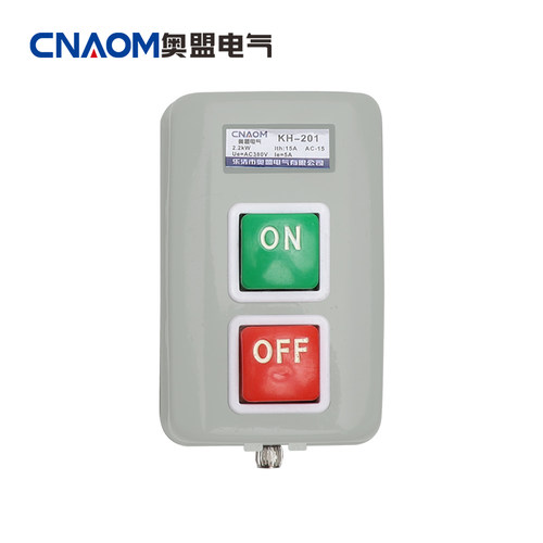 压扣开关KH-305/201启动按钮开关三相动力用押扣开闭器控制按钮 - 图3